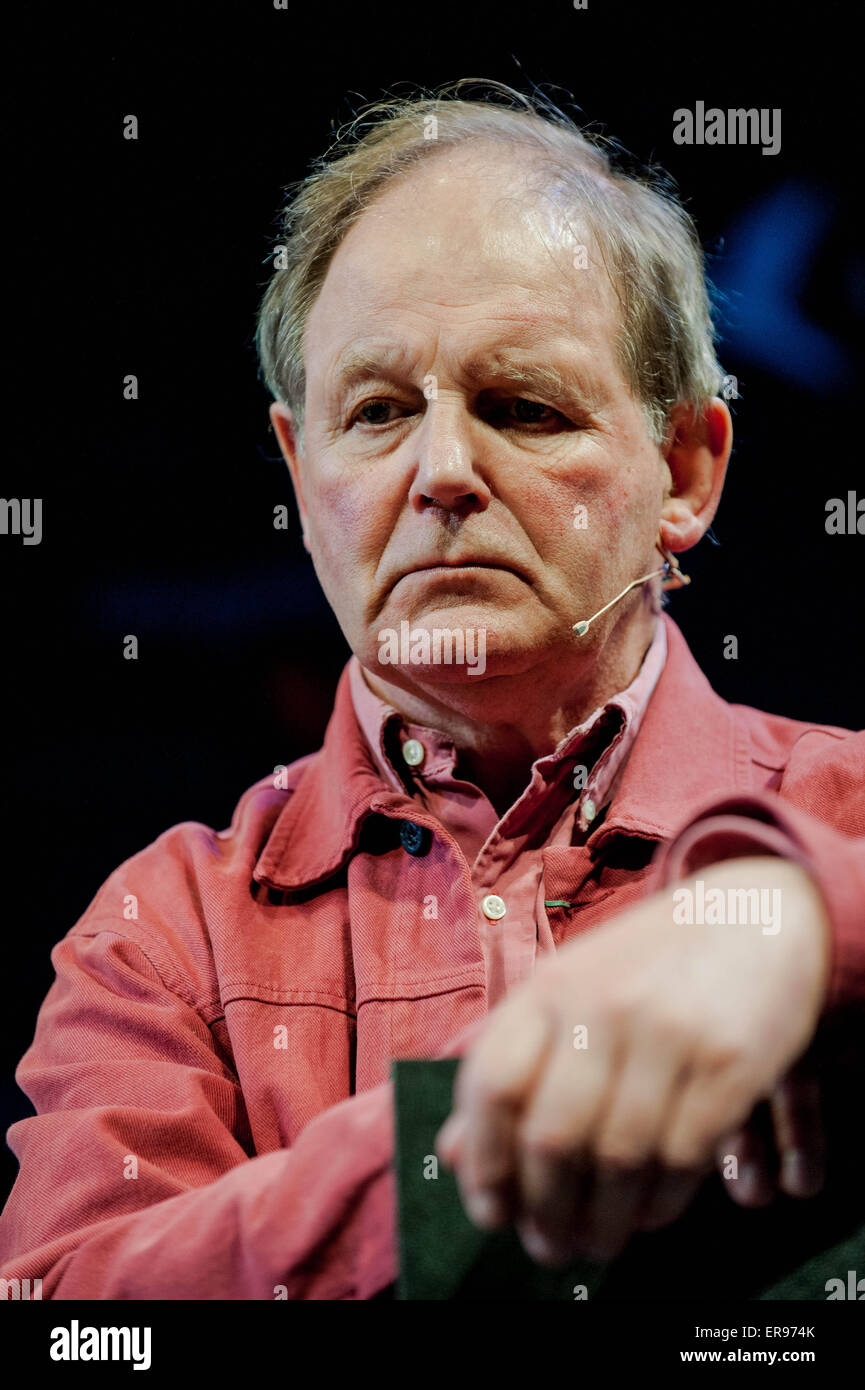 Hay-on-Wye, au Royaume-Uni. Vendredi 29 mai 2015 Photo : Michael Morpurgo RE : Le Hay Festival a lieu à Hay-on-Wye, Powys, Wales Banque D'Images