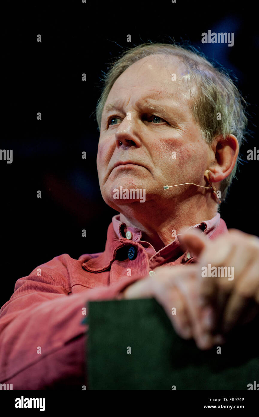 Hay-on-Wye, au Royaume-Uni. Vendredi 29 mai 2015 Photo : Michael Morpurgo RE : Le Hay Festival a lieu à Hay-on-Wye, Powys, Wales Banque D'Images