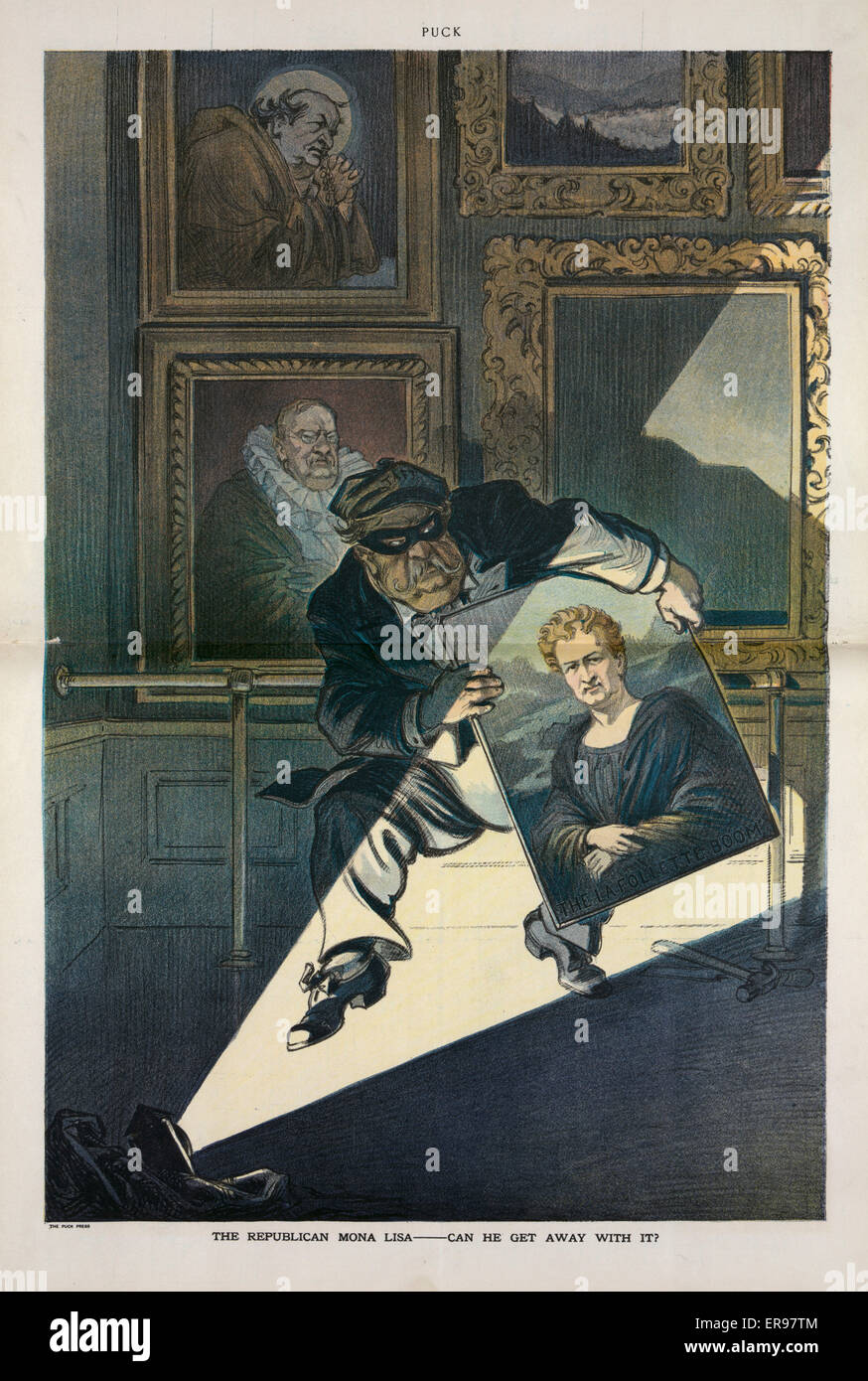 La républicaine Mona Lisa - peut-il s'en sortir ? Banque D'Images