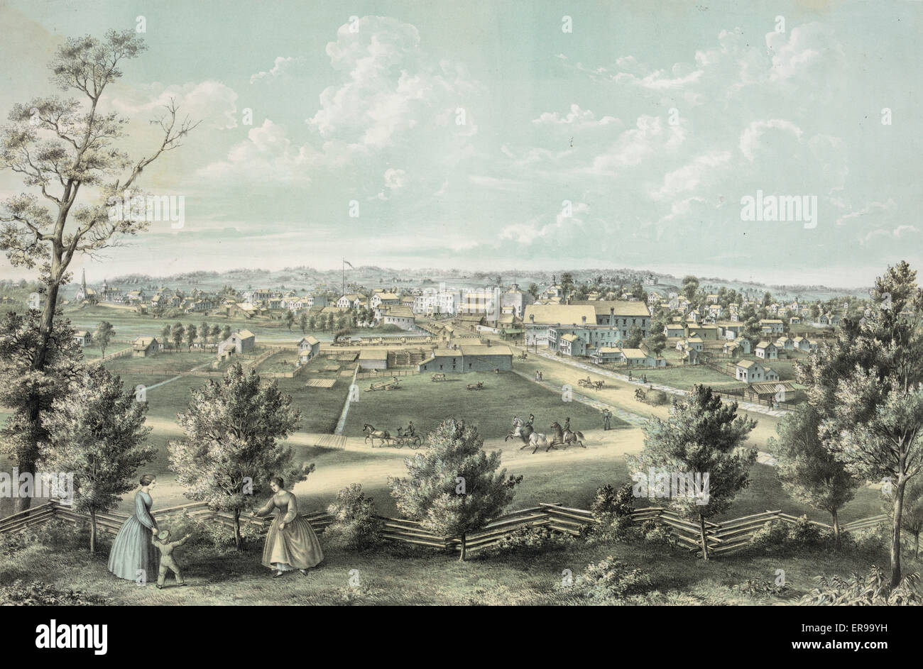 Waukesha, Wisconsin Banque D'Images