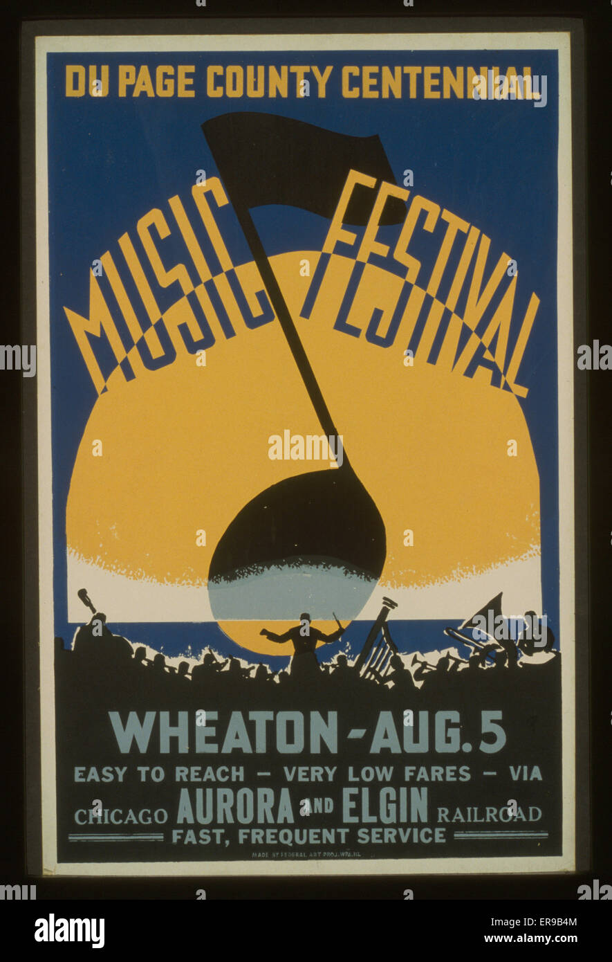 Festival de musique centenaire du Comté du page, Wheaton - août 5 Banque D'Images