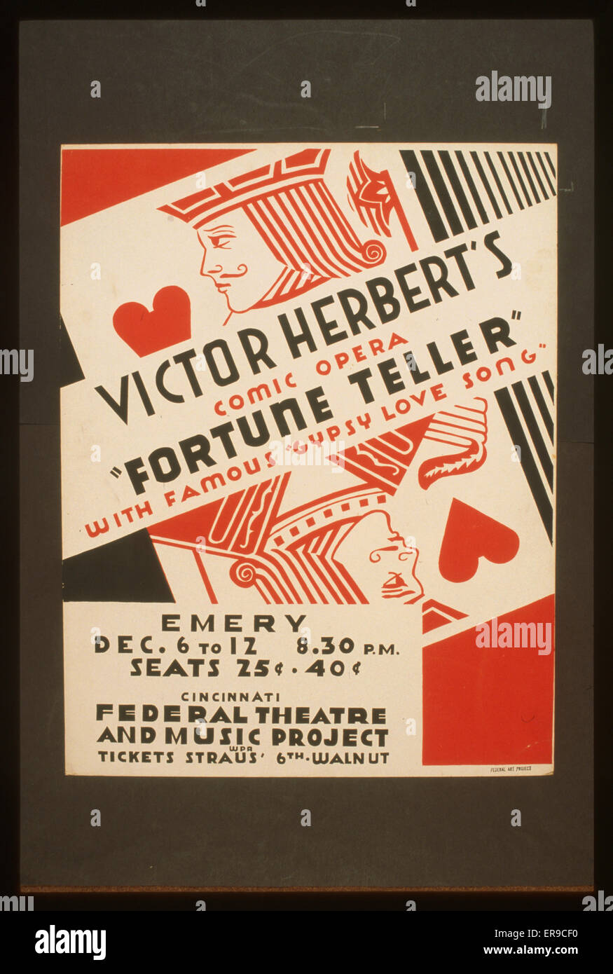 L'opéra comique de Victor Herbert, Fortune Teller, avec les célèbres gyps Banque D'Images