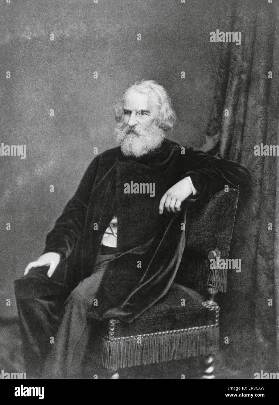 Henry Wadsworth Longfellow Banque D'Images