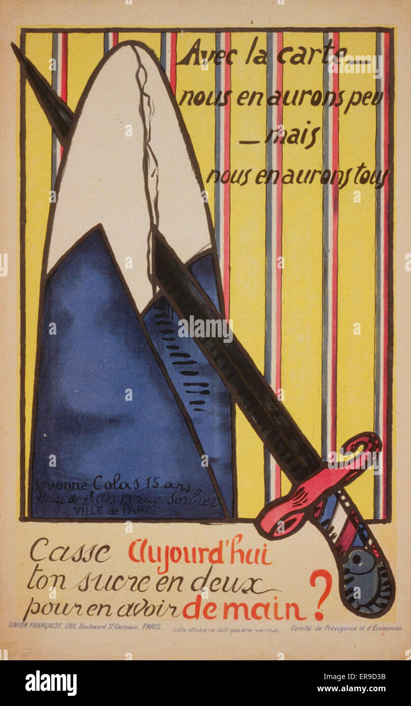 Avec la carte, nous en aurons peu, mais nous en aurons tous. Banque D'Images