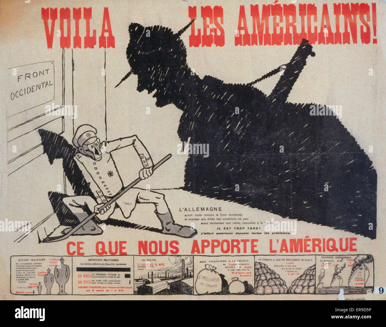 Voila les Américains ! Banque D'Images