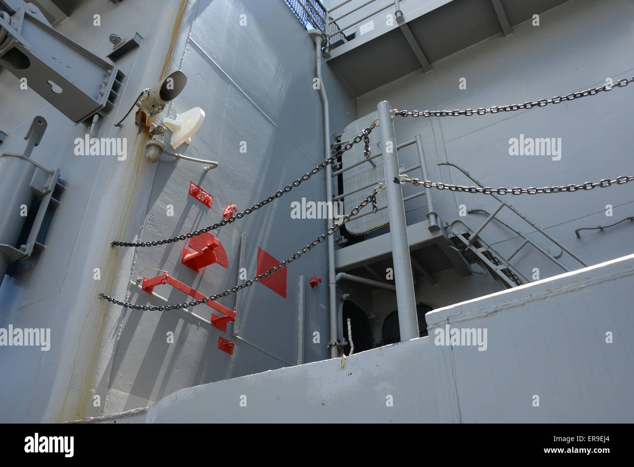 USS Missouri (BB-63), Cuirassé Missouri ; Memorial Hawaii Banque D'Images