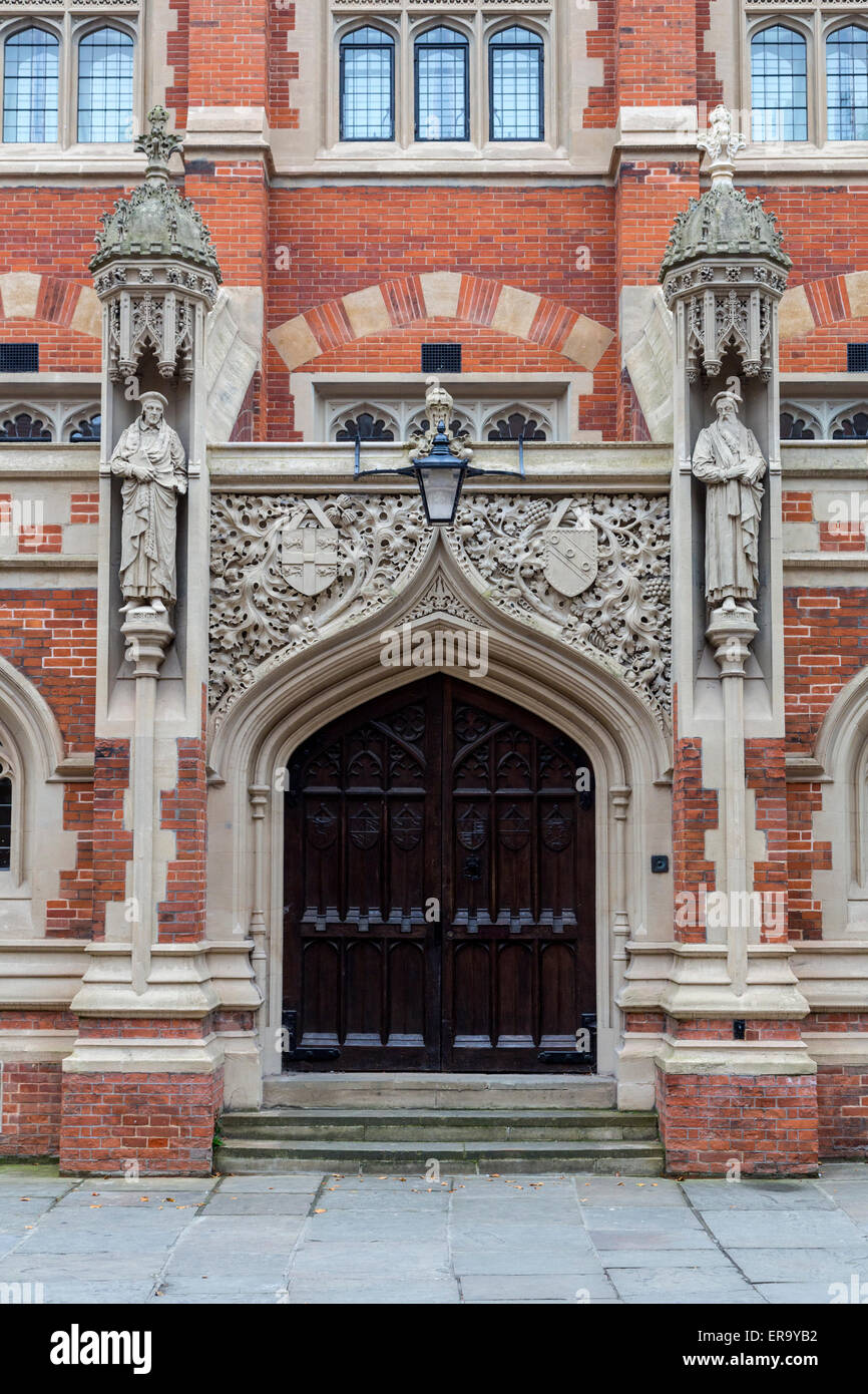 Royaume-uni, Angleterre, Cambridge. Vieux Divinity School, St John's College. Banque D'Images