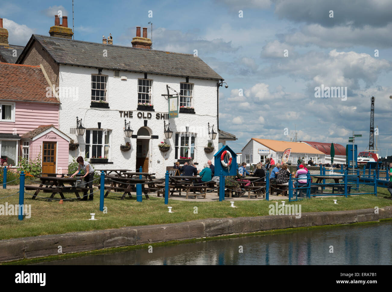 Heybridge Basin Maldon Eseex Banque D'Images