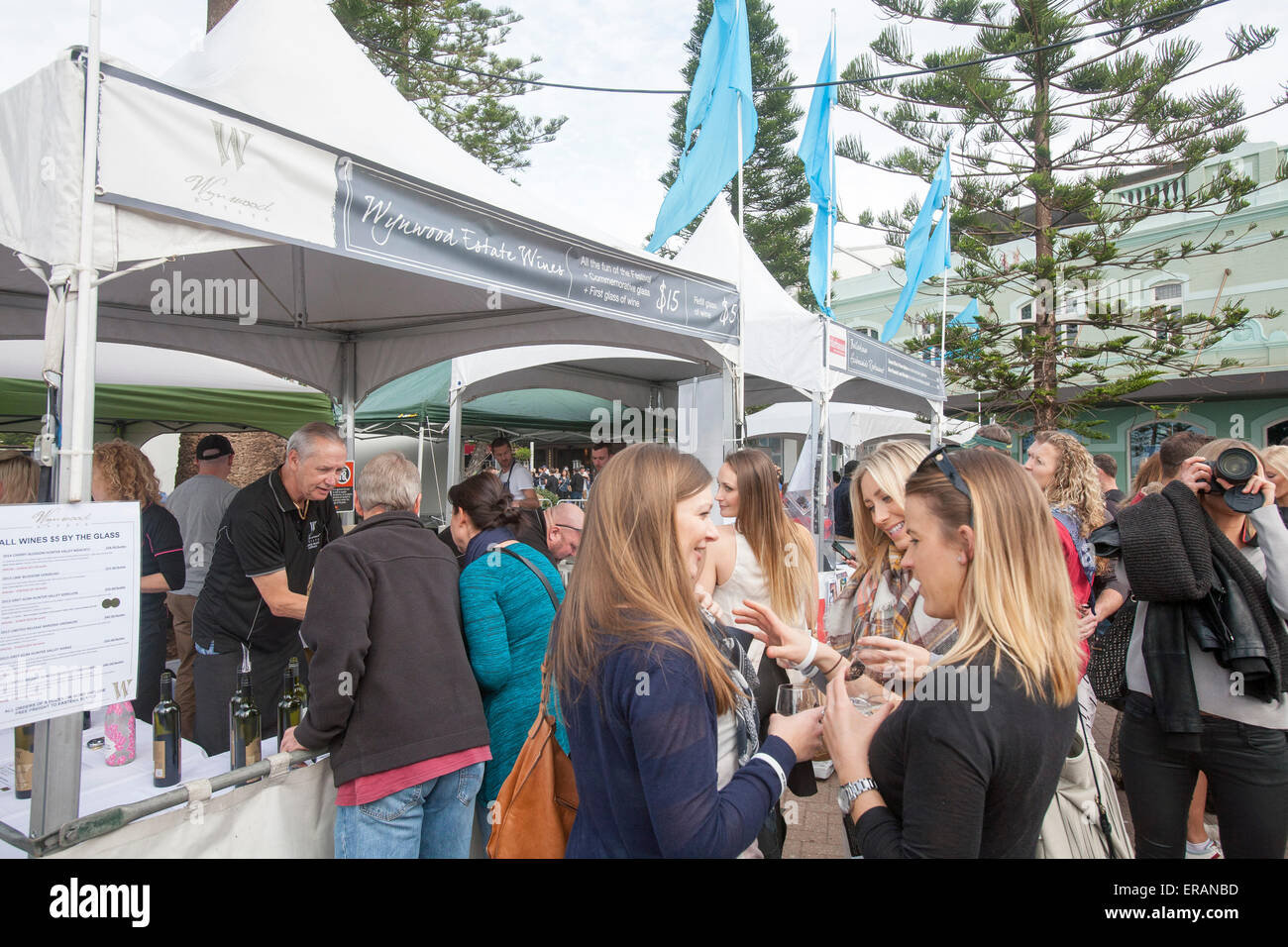 Goût de Manly Alimentation, vin et la durabilité dans sa 29e année du festival sur Manly Beach et corso, Sydney, Nouvelle-Galles du Sud, Australie Banque D'Images