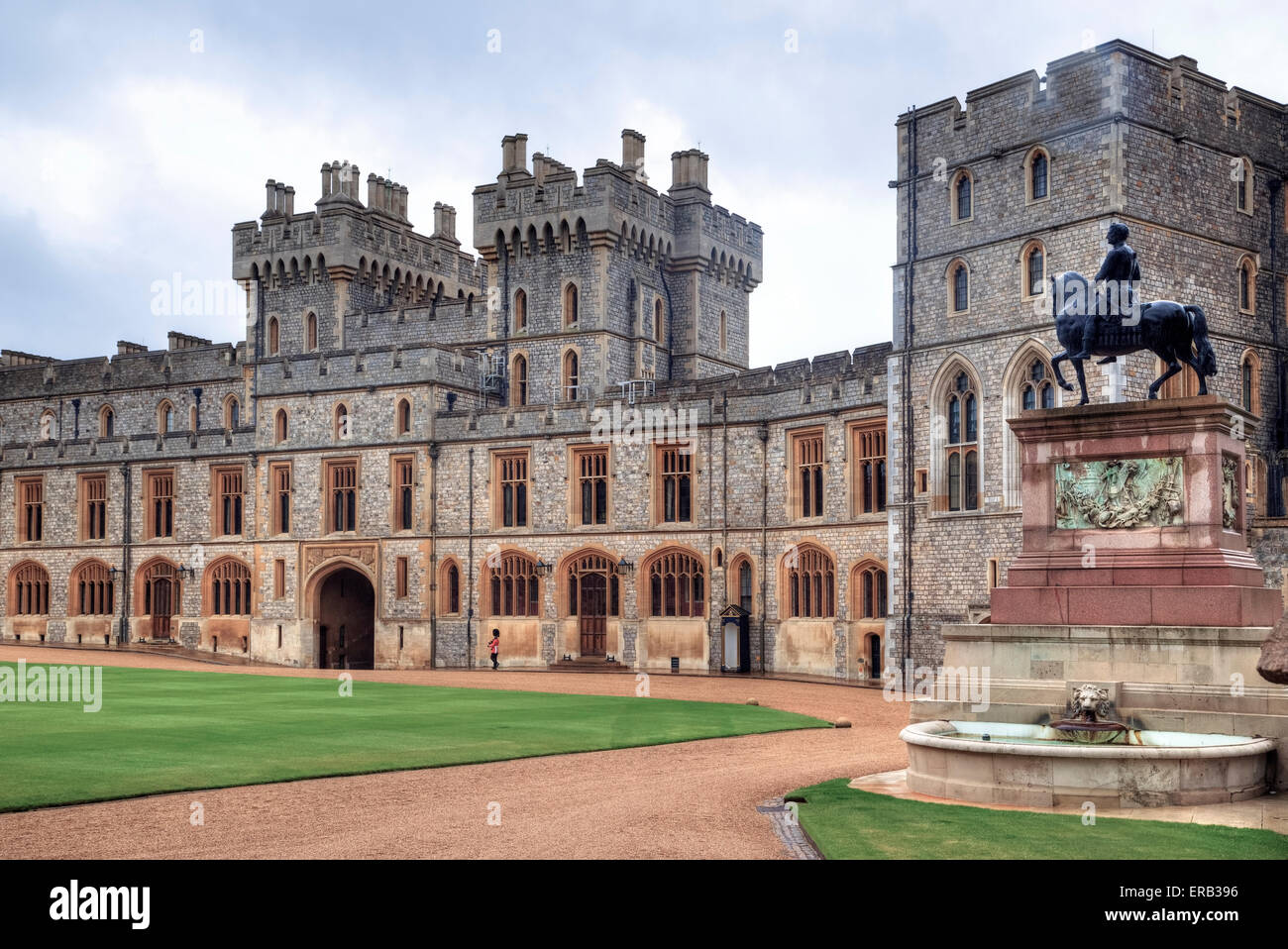 Le Château de Windsor, Windsor, Berkshire, England, UK Banque D'Images