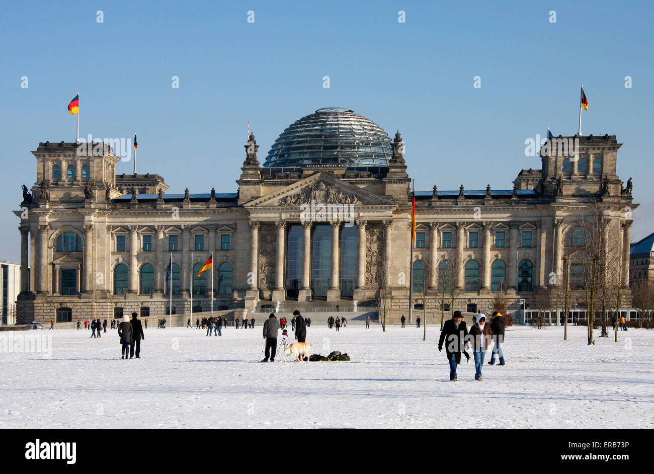Reichstag, Berlin-Tiergarten. Banque D'Images