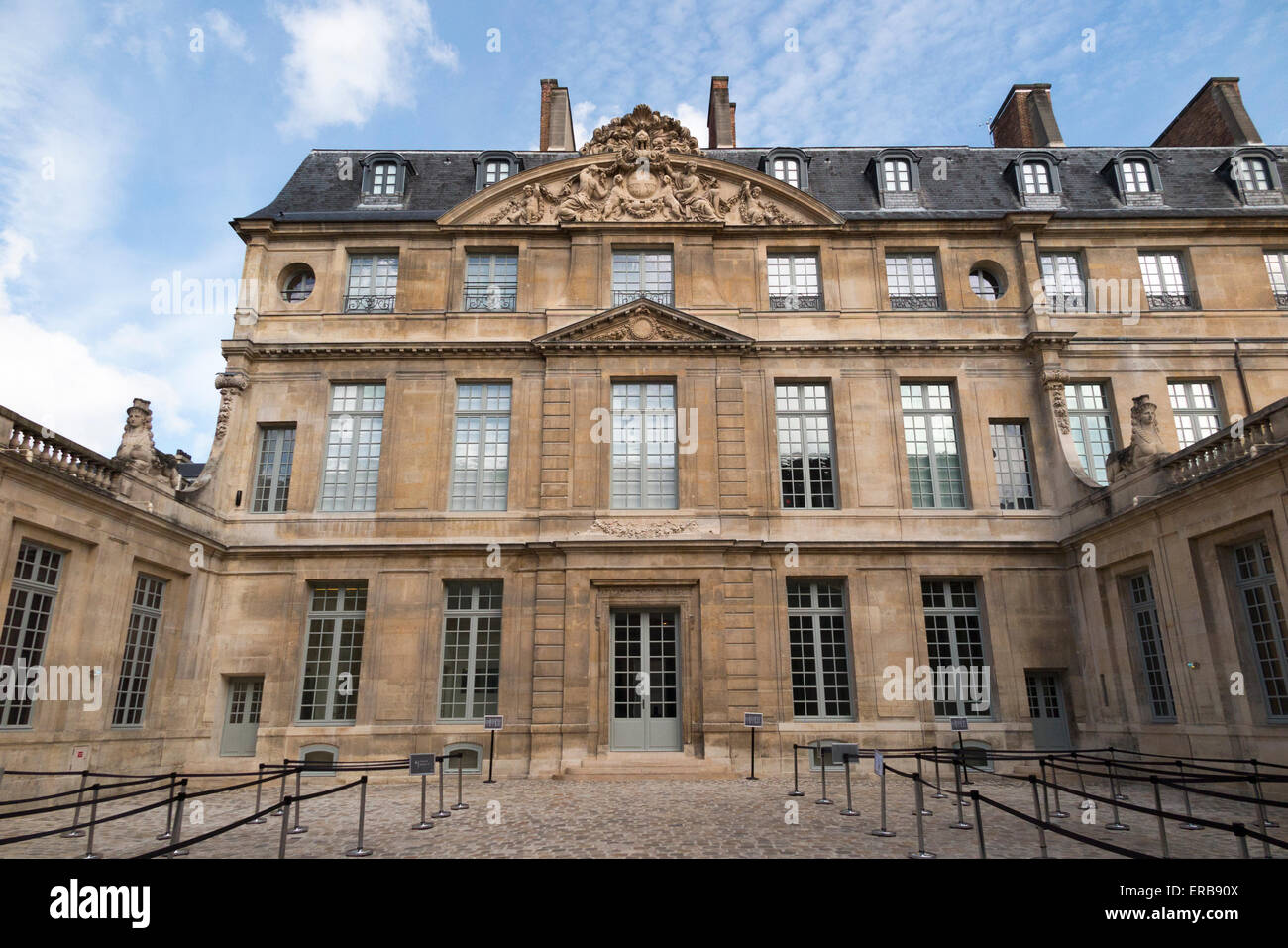 À l'extérieur extérieur façade avant de musée national Picasso Paris Museum / Musée. Paris, France. Banque D'Images