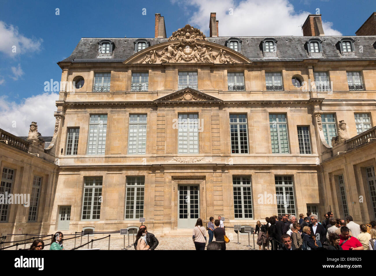 À l'extérieur extérieur façade avant de musée national Picasso Paris Museum / Musée. Paris, France. Banque D'Images