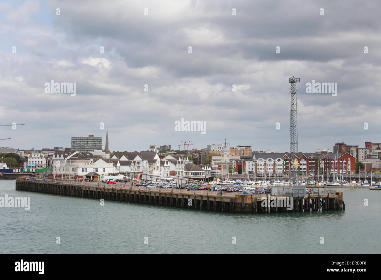 Town Quay Marina à Southampton, Hampshire, Royaume-Uni Banque D'Images