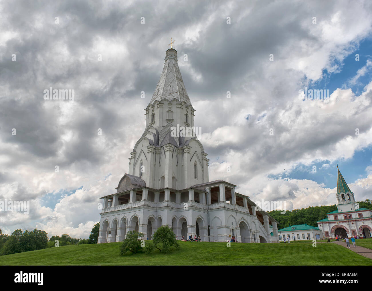 Église de l'Ascension à Kolomenskoye Park à Moscou, Russie Banque D'Images