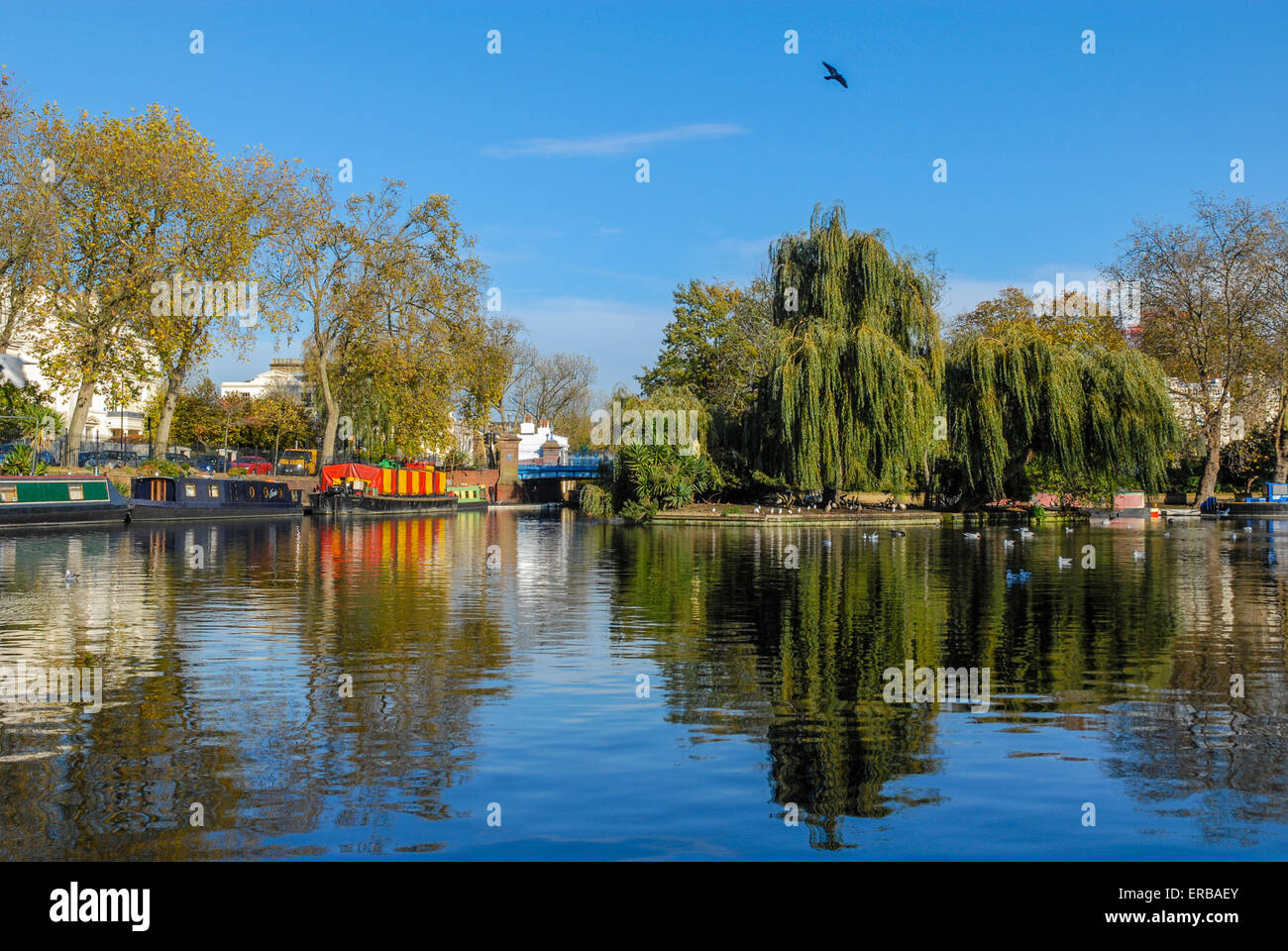 La petite Venise - situé le long de la Regents Canal à Londres. Banque D'Images