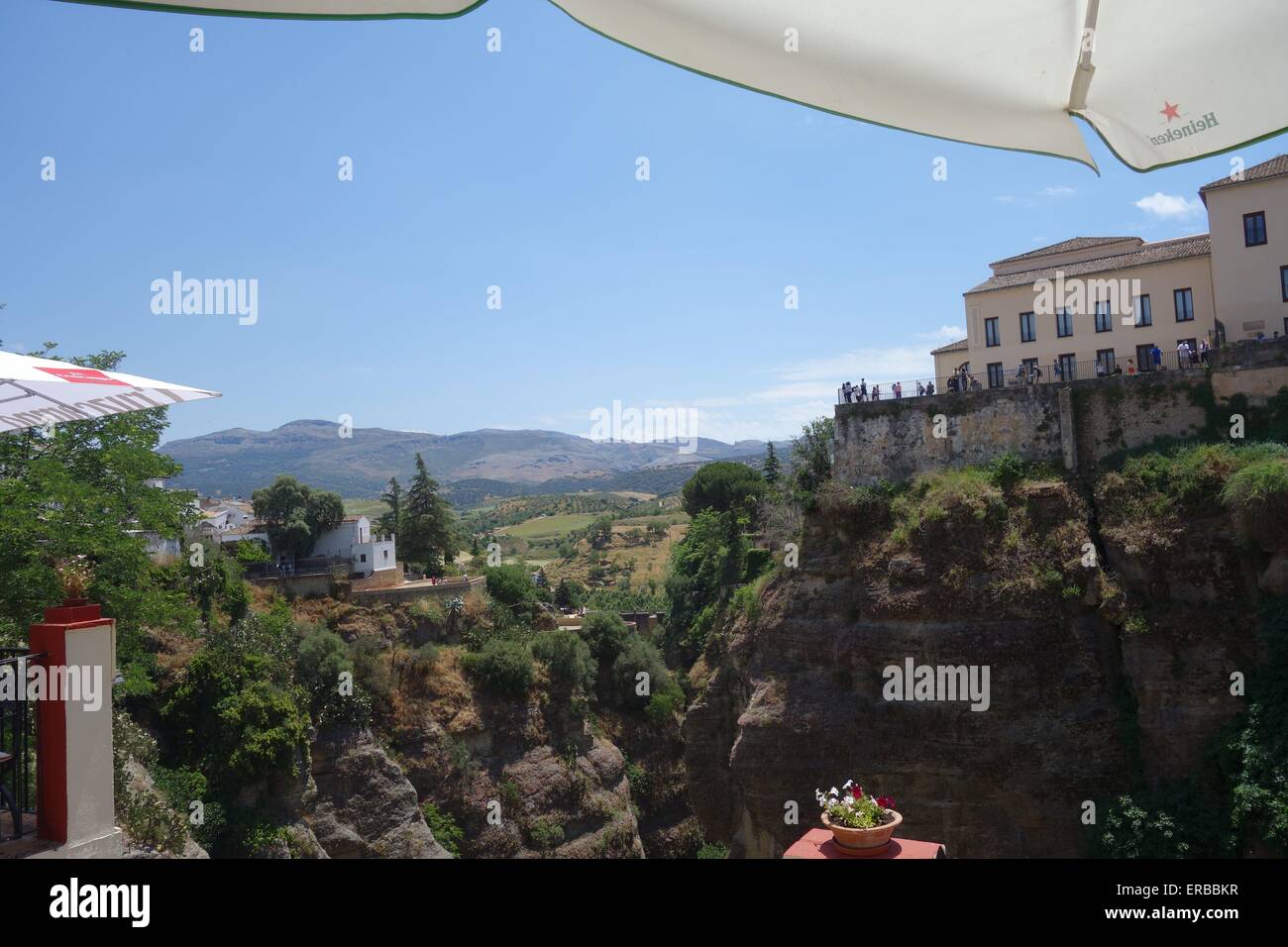 Paysage, Ronda, Andalousie, Espagne Banque D'Images