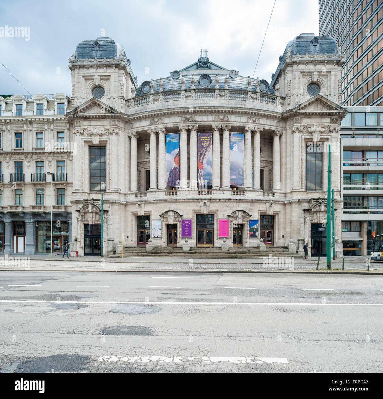 Belgique, Anvers, Vlaamse Opera Banque D'Images