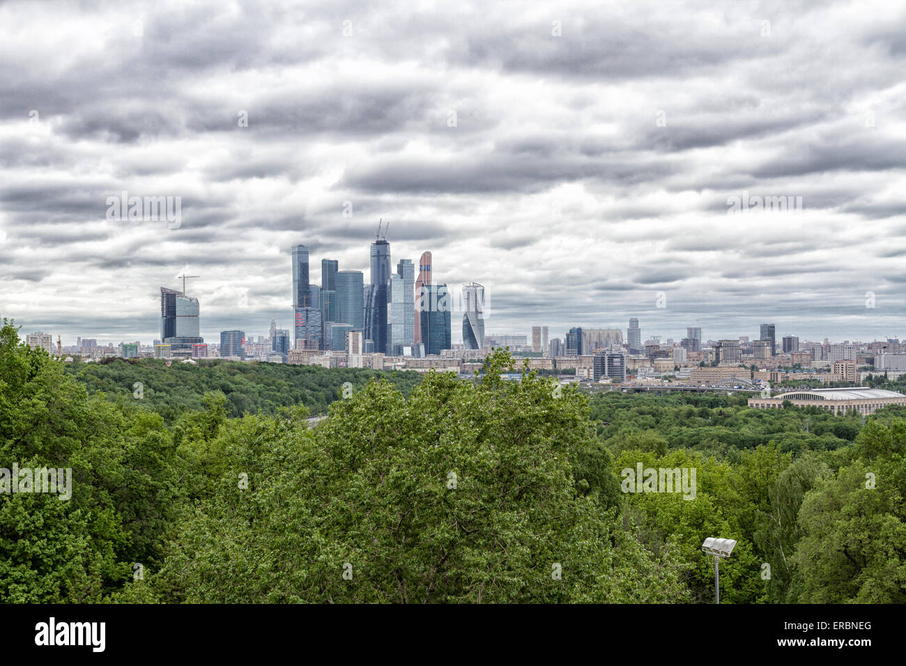 La ville de Moscou Banque D'Images