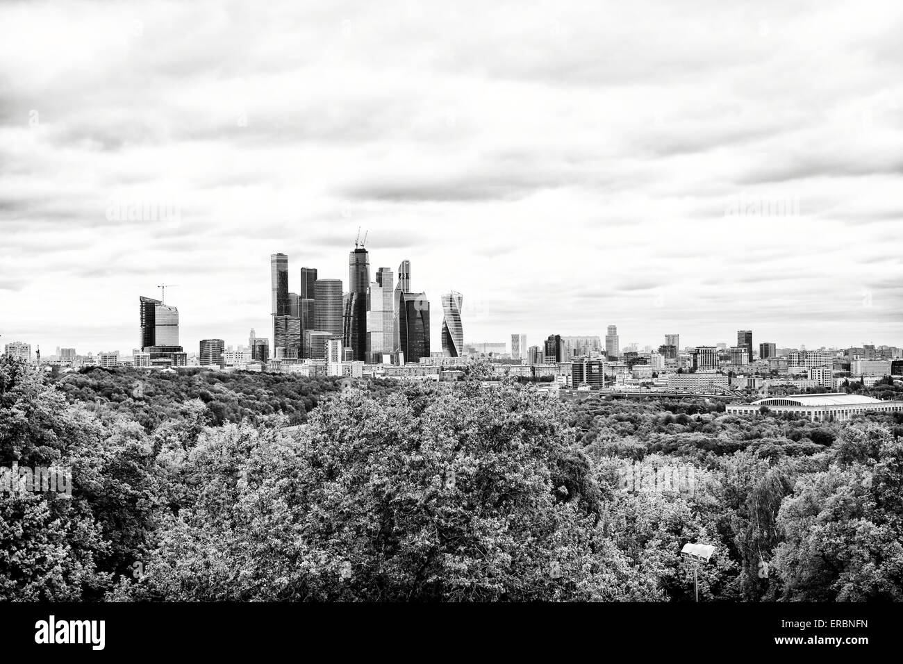 La ville de Moscou Banque D'Images