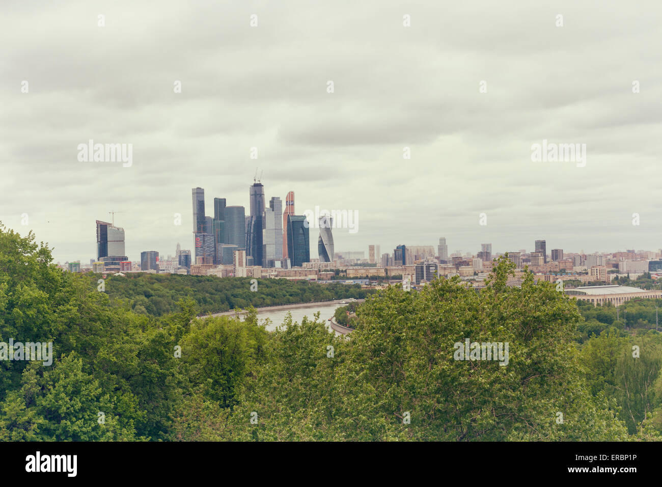 La ville de Moscou Banque D'Images