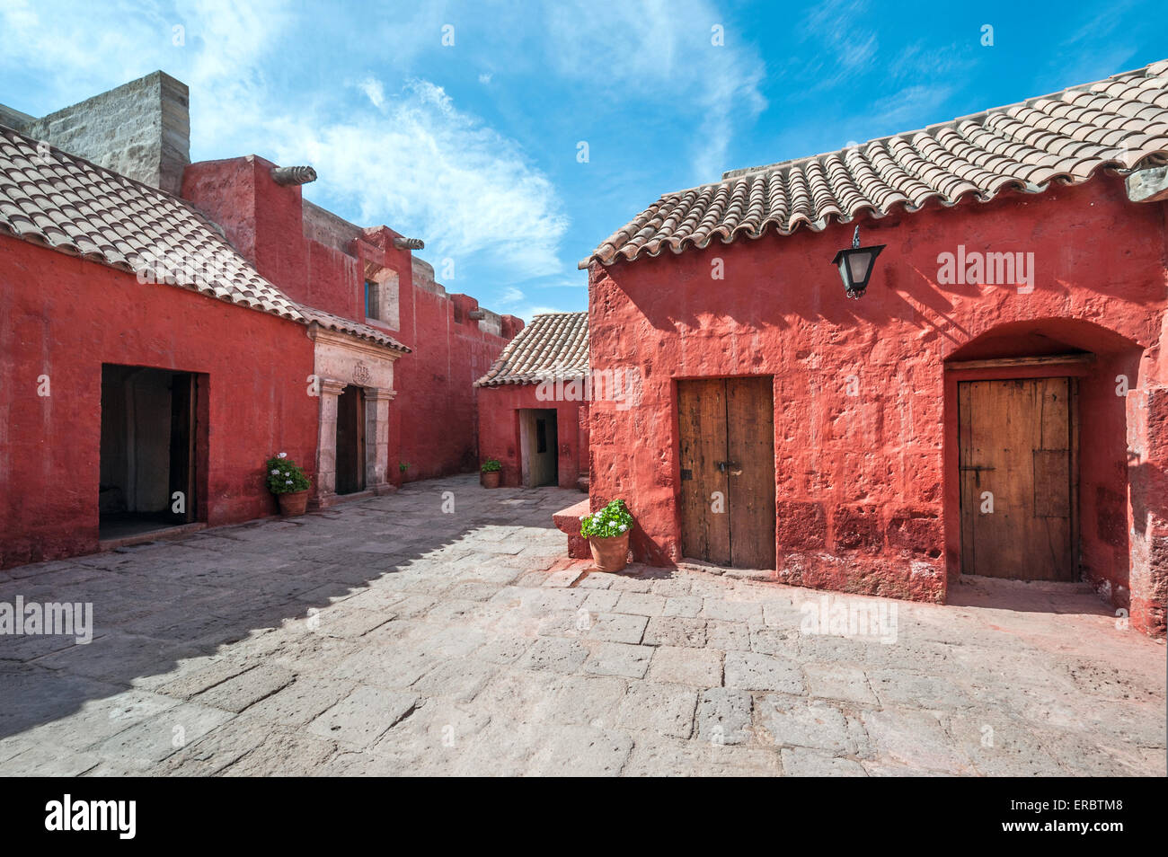 Monastère de Santa Catalina, Arequipa, c'est le plus important monument religieux du Pérou Banque D'Images