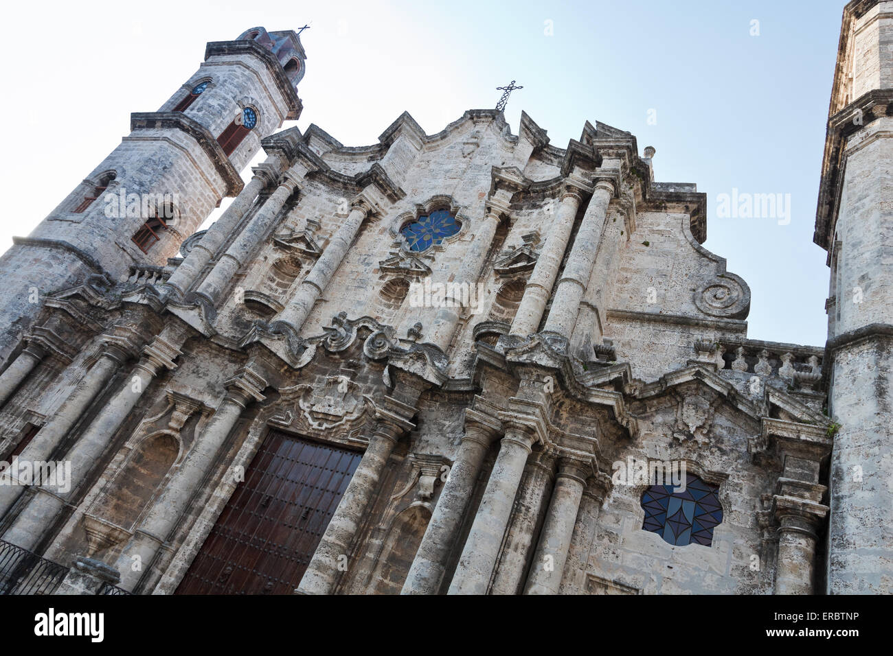 Cathédrale de Saint Christophe de La Havane, Cuba Banque D'Images