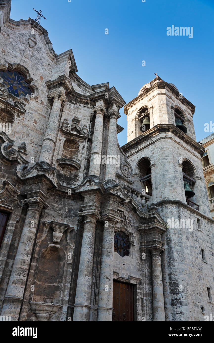 Cathédrale de Saint Christophe de La Havane, Cuba Banque D'Images