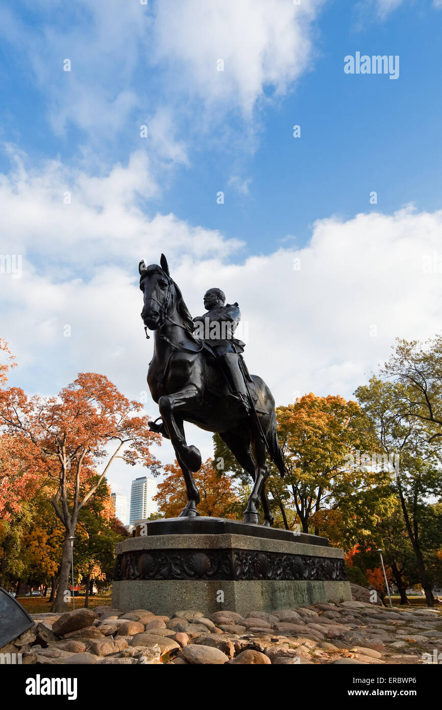 Le roi Édouard VII Statue, Queen's Park, Toronto, Canada Banque D'Images