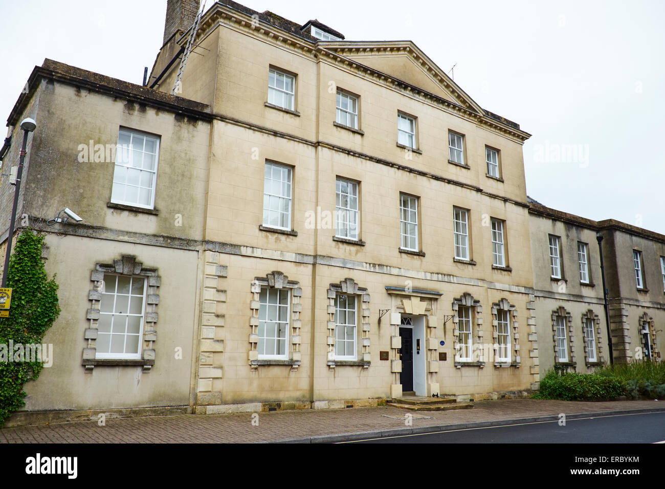 Mead House Un milieu 18e siècle villa palladienne Thomas Street Cirencester Gloucestershire UK Banque D'Images