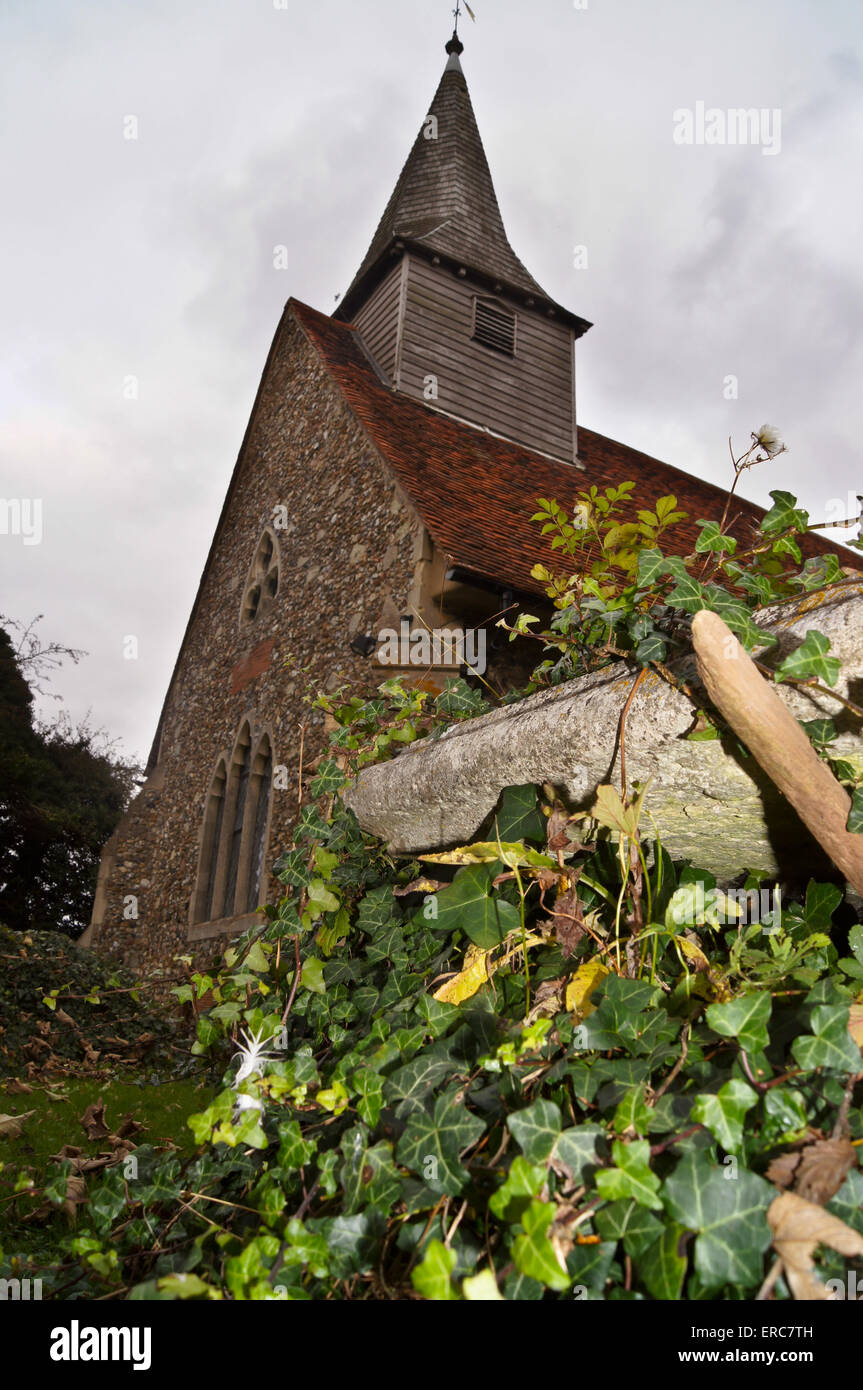Saint Michel et tous les Anges, Leaden Roding Essex, Angleterre Banque D'Images