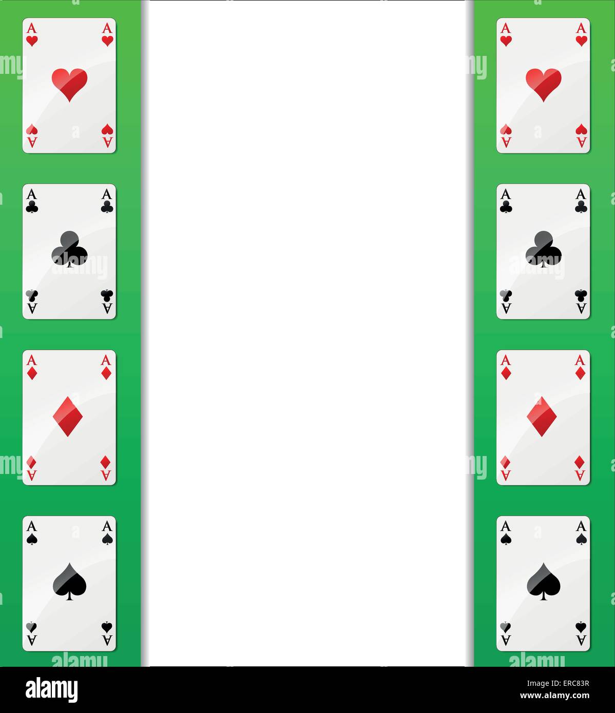 Vector illustration de cartes casino arrière-plan pour l'exemple de texte Illustration de Vecteur