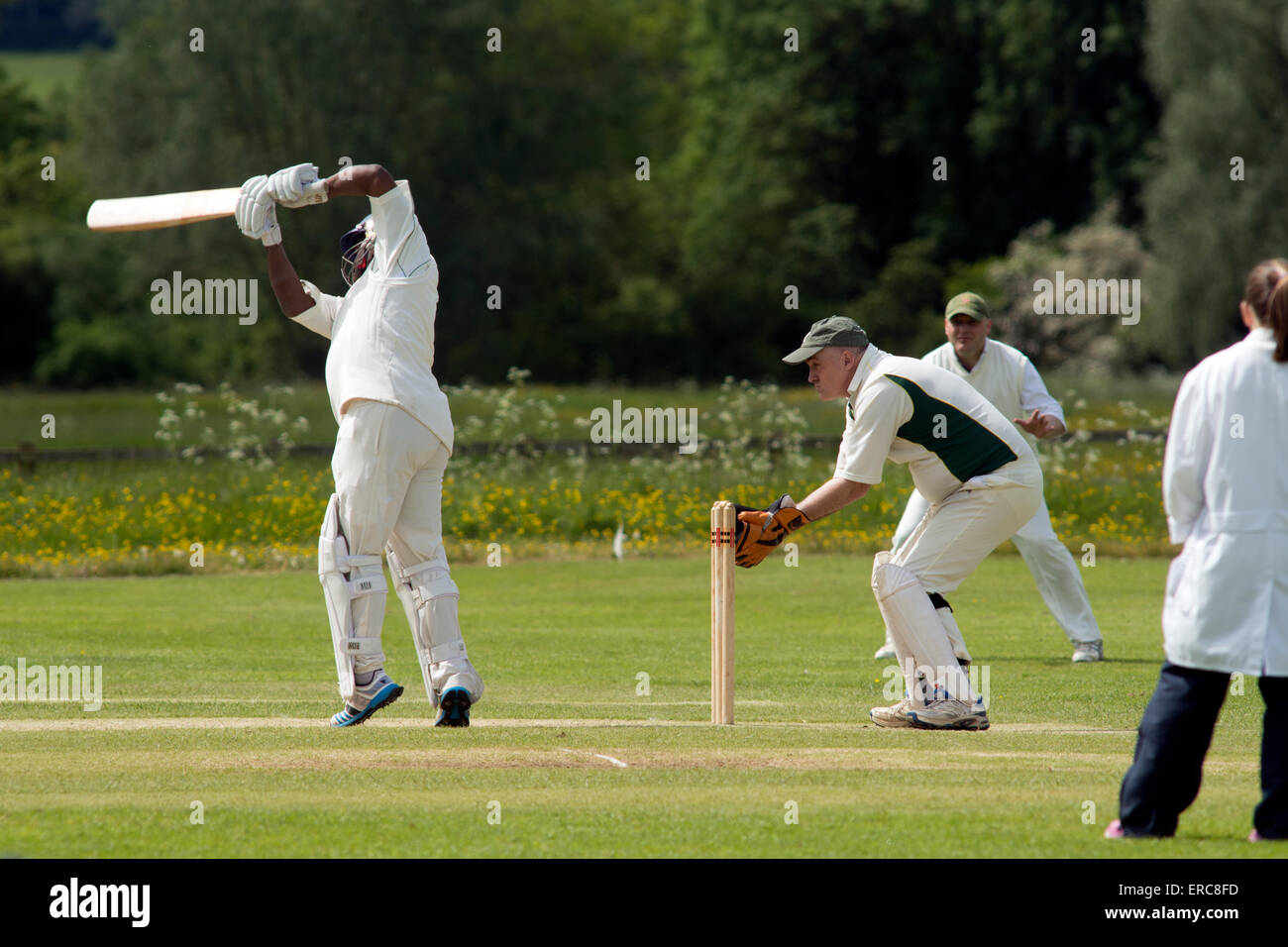 Cricket Village à long Itchington, Warwickshire, England, UK Banque D'Images