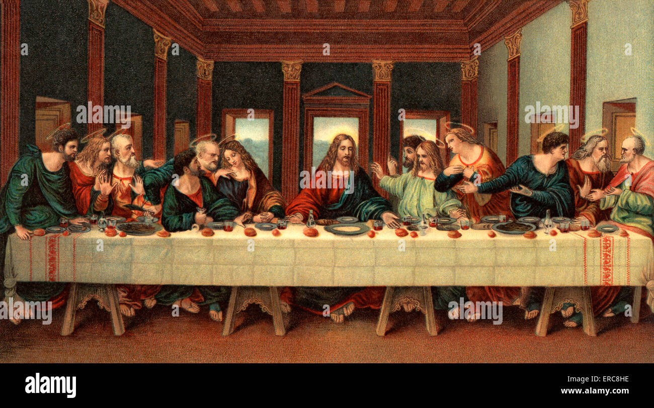 Ultima cena leonardo da vinci Banque d'image et photos - Alamy