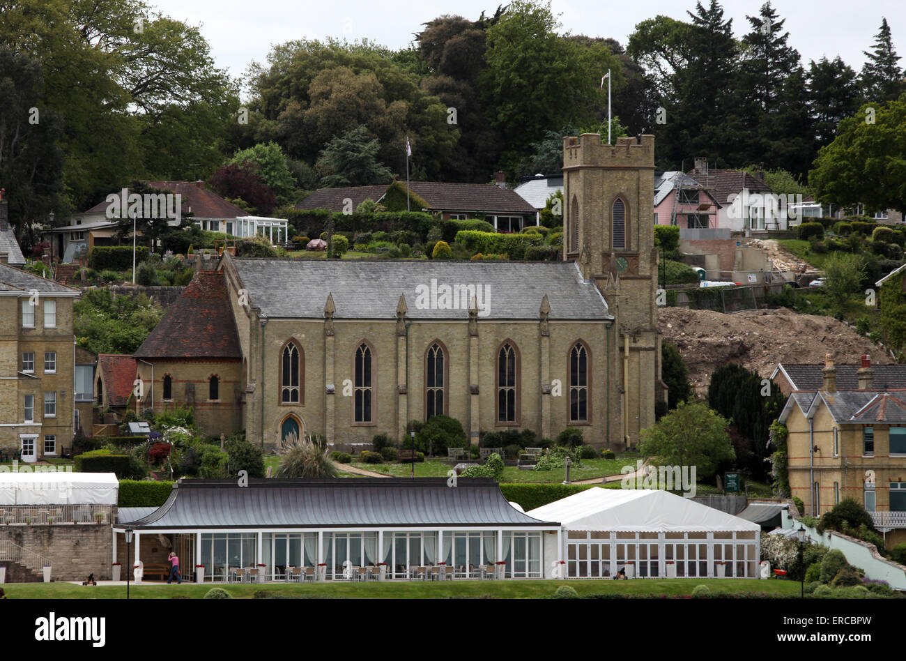 Église Saint Trinty à Cowes sur l'île de Wight Banque D'Images