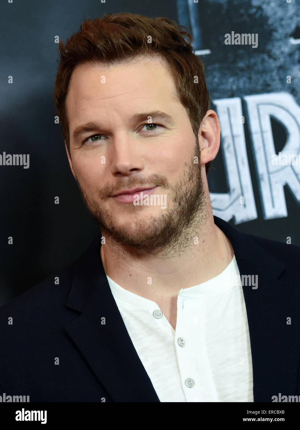 Berlin, Allemagne. 01 Juin, 2015. L'acteur américain Chris Pratt pose lors d'un photocall pour le film 'Jurassic World' à Berlin, Allemagne, 01 juin 2015. Le film sera dans les salles allemandes à partir du 11 juin 2015. Photo : Britta Pedersen/dpa/Alamy Live News Banque D'Images