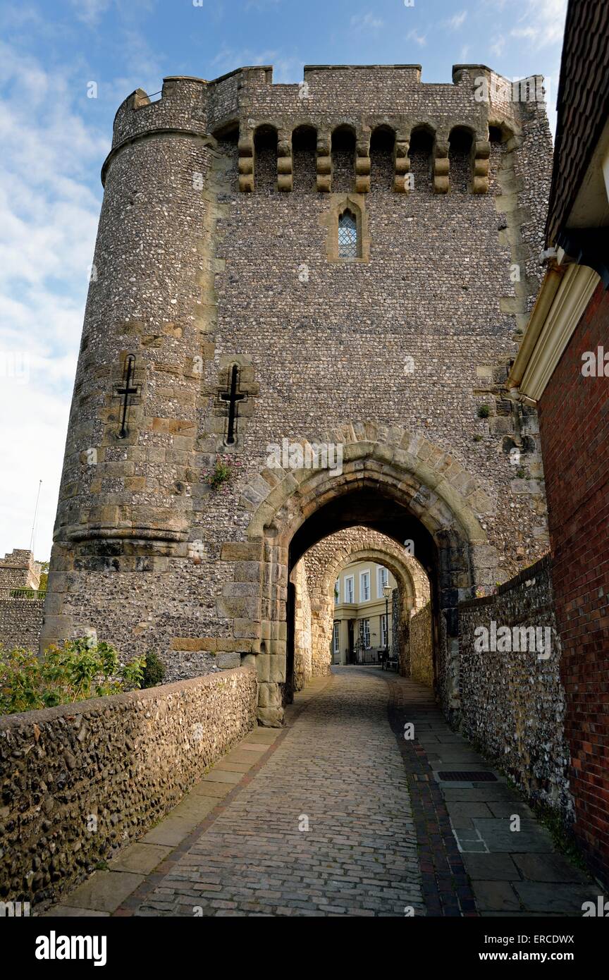 Château de Lewes Banque D'Images