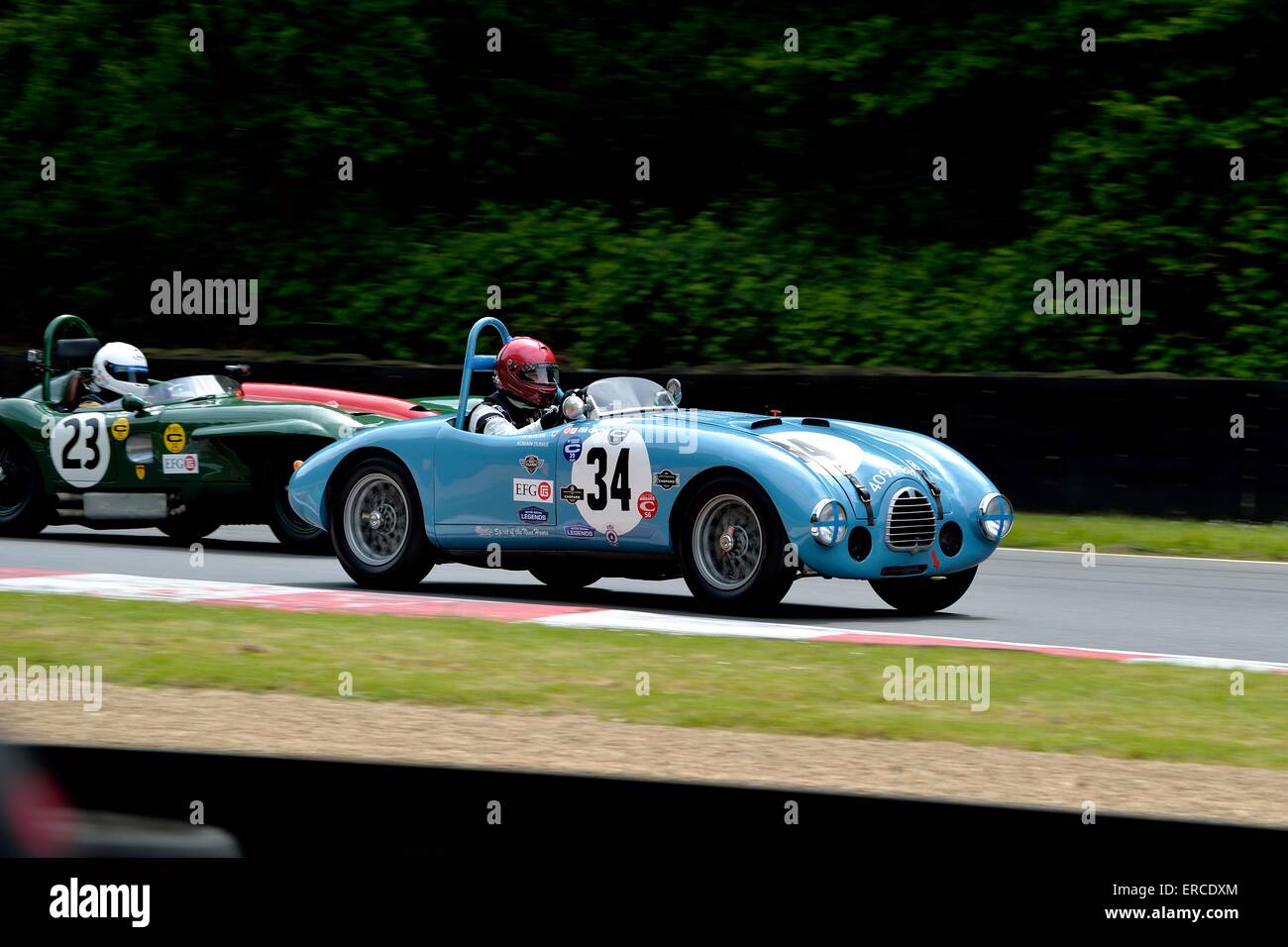 Historique de Brands Hatch masters classic car Auto Racing Banque D'Images