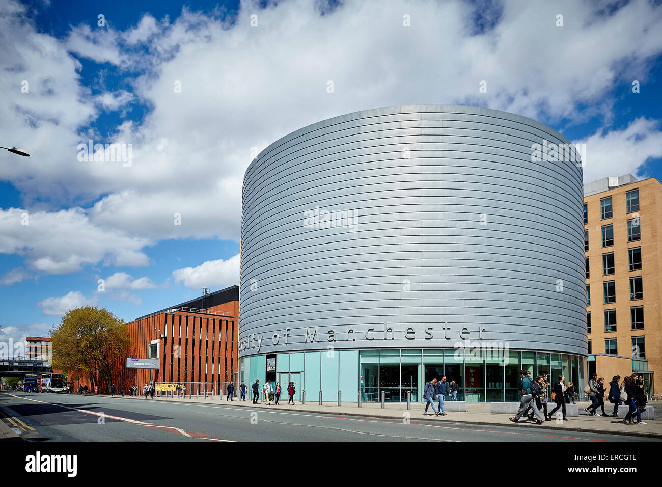 La Manchester University Place building surnommé la boîte en fer blanc propriété architecte bâtiment structure propriétés développement prope Banque D'Images