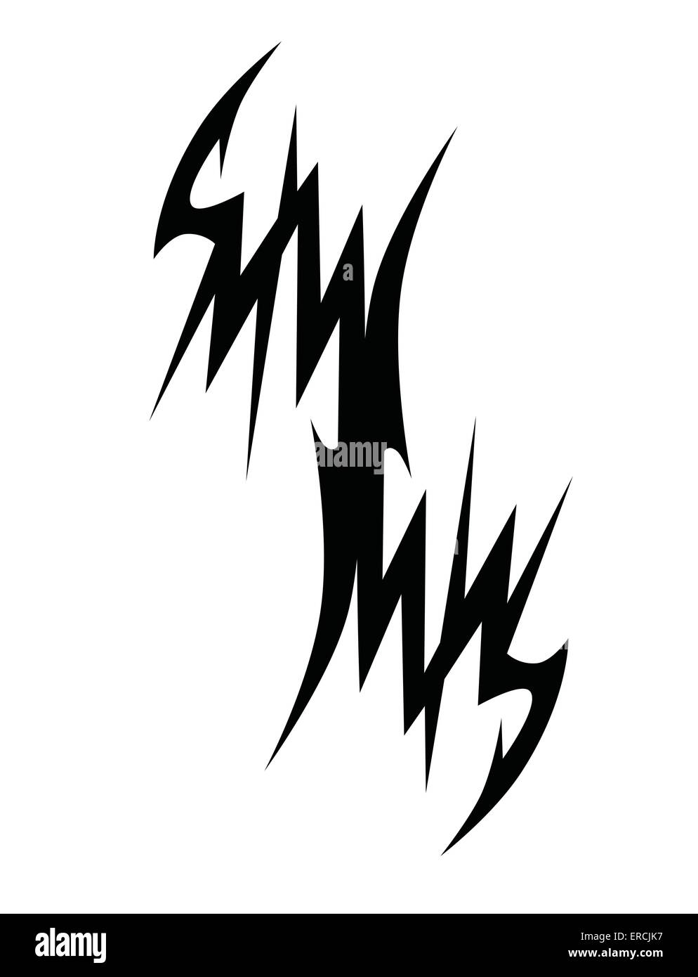 tatouage Illustration de Vecteur