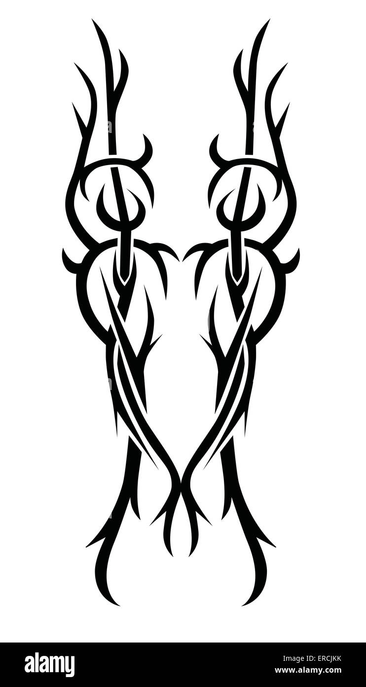 tatouage Illustration de Vecteur