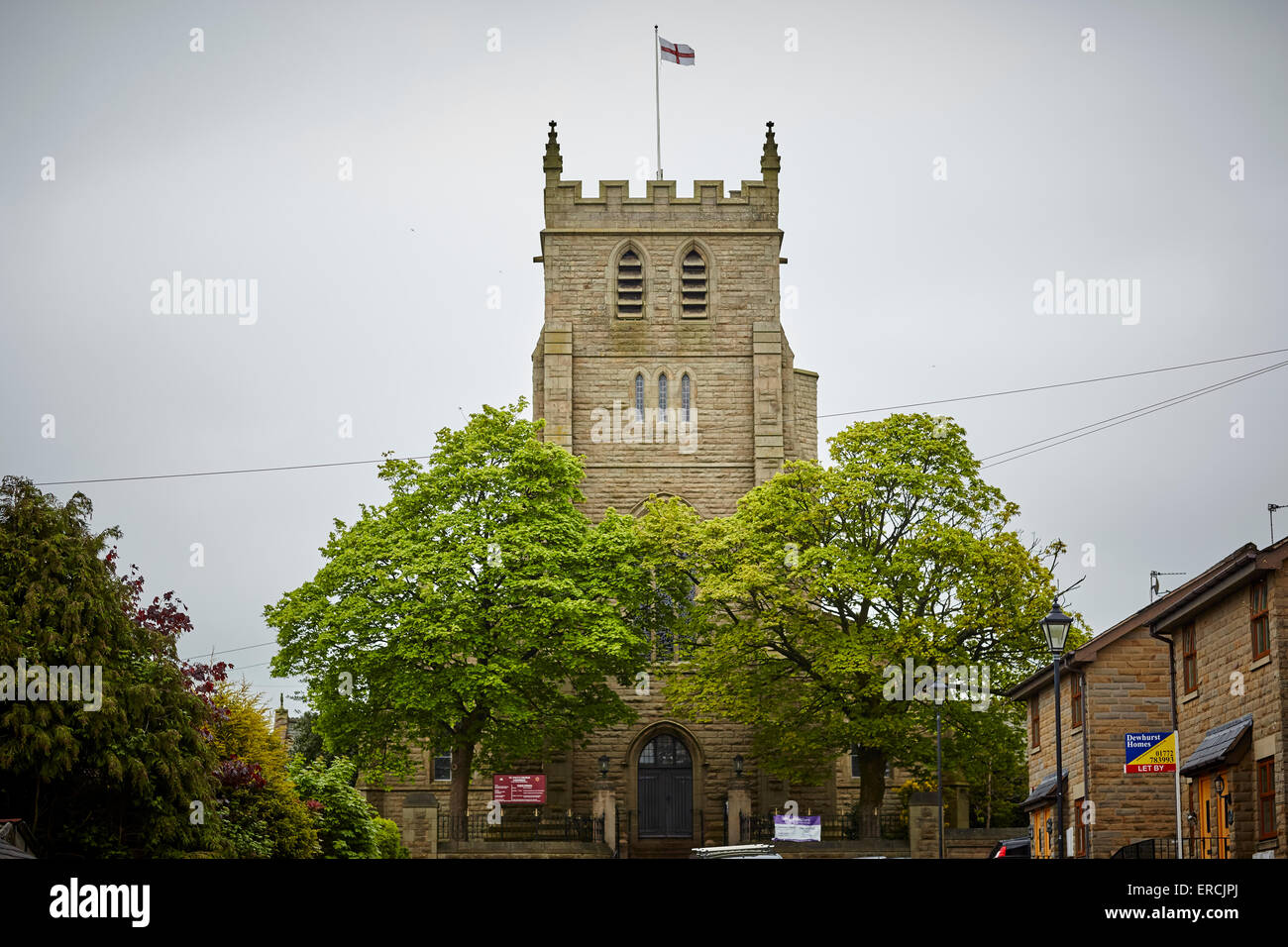 Longue crête ville et une paroisse civile dans le quartier de Ribble Valley dans le Lancashire, en Angleterre, au nord-est de la ville de Preston. S Sur la photo Banque D'Images