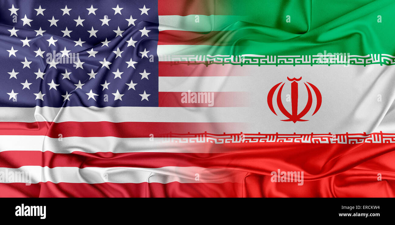 Etats-Unis et l’Iran Banque D'Images