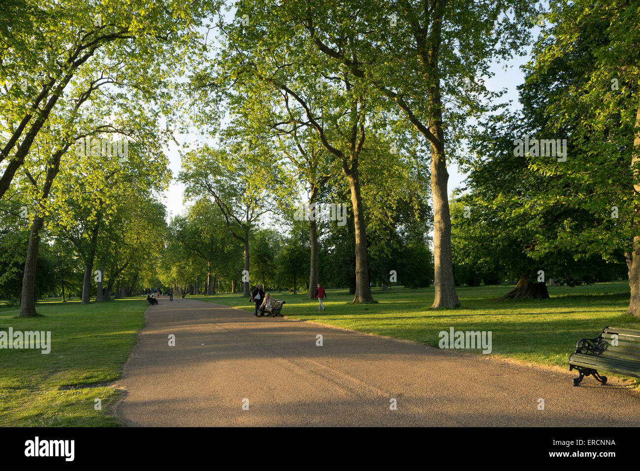 Les Jardins de Kensington. Banque D'Images