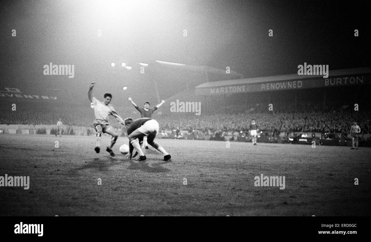 Coventry 5-1 Crewe, ligue Division 3 match à Highfield Road, mardi 17 septembre 1963. Banque D'Images