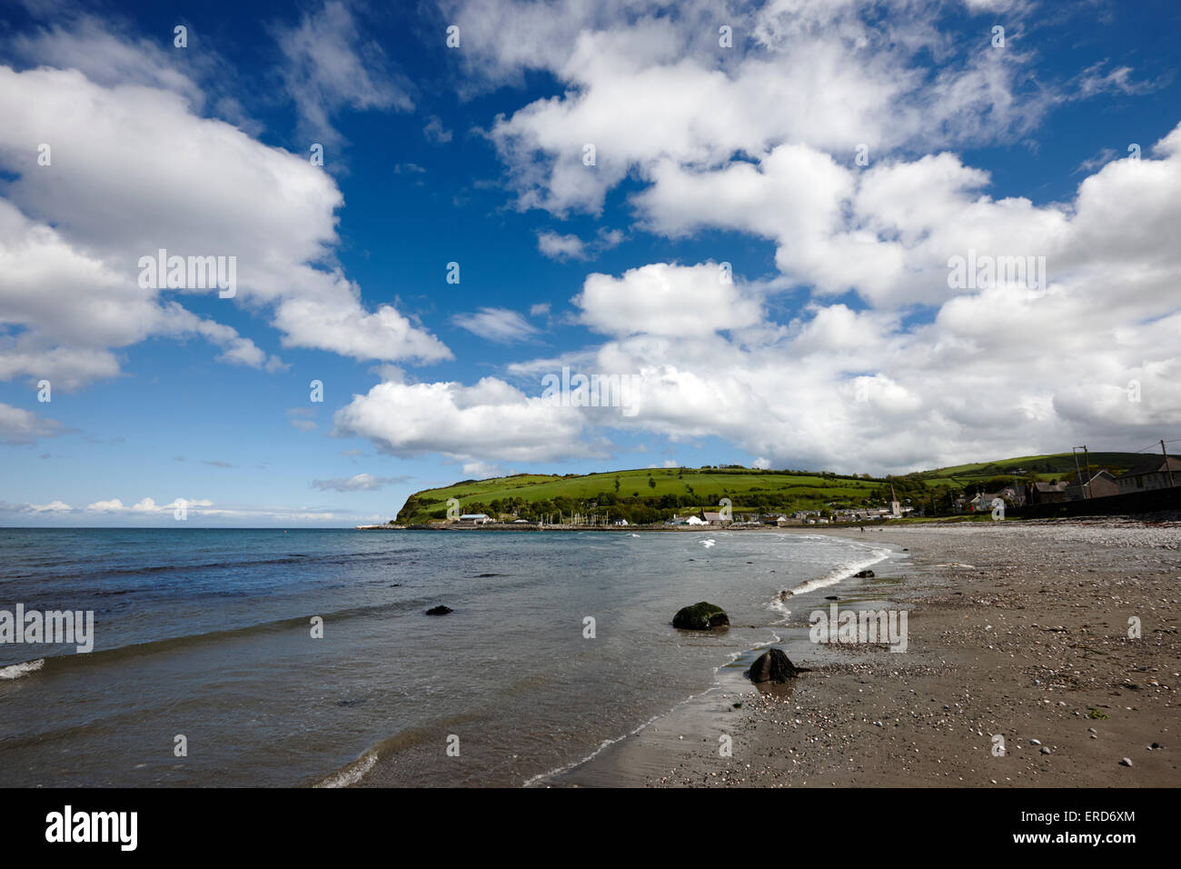 Gourgois beach County Antrim Irlande du Nord UK Banque D'Images