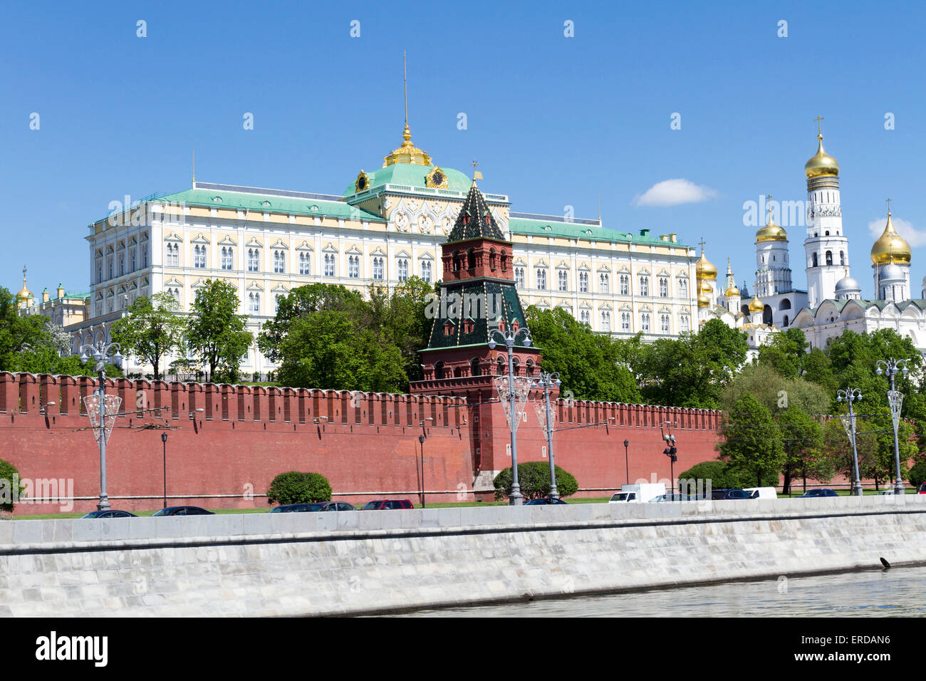 Vue sur le Kremlin Banque D'Images