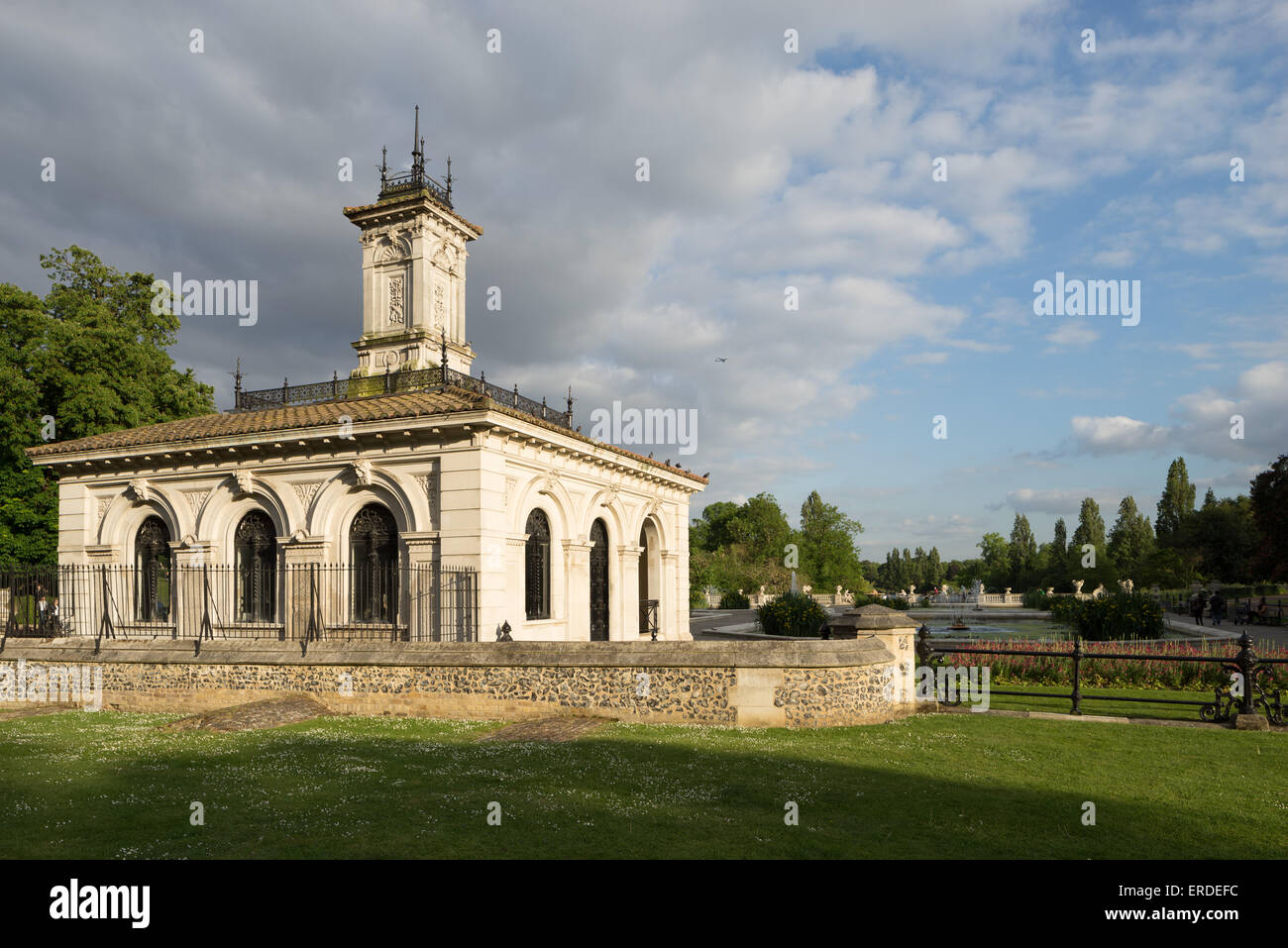 Les Jardins de Kensington, Londres. Banque D'Images