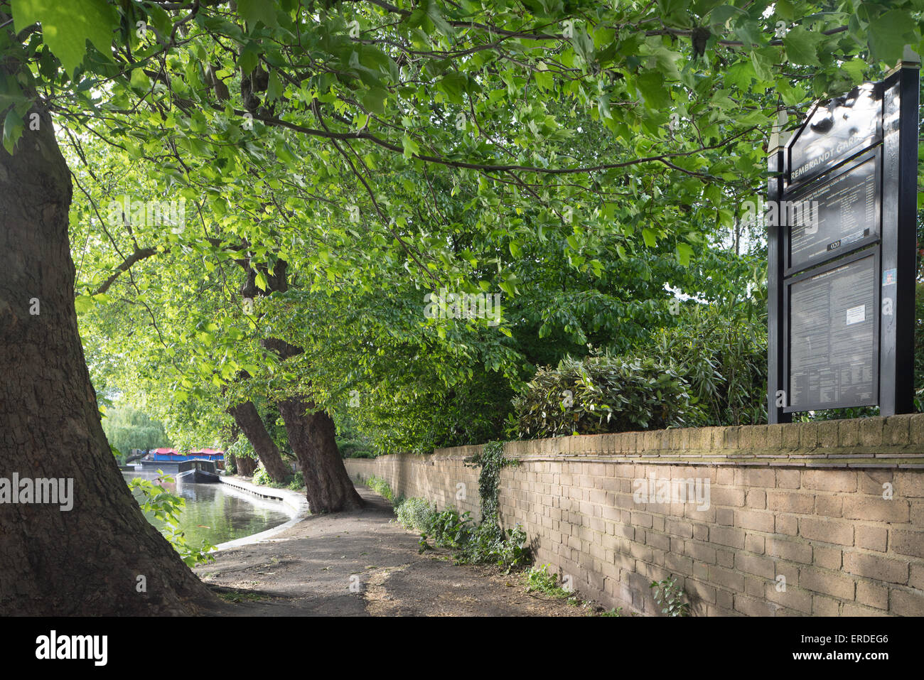 Parc Rembrandt, City of Westminster, Londres. Banque D'Images