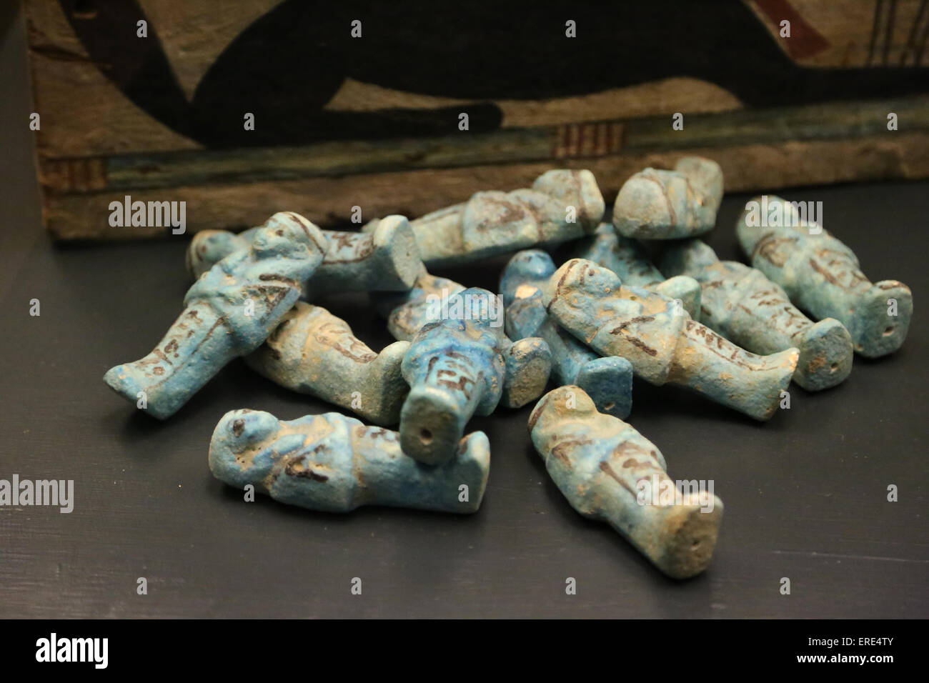 L'Egypte ancienne. Serviteurs funéraires chiffres ushabtis. Musées du Vatican. Banque D'Images